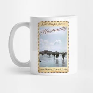 Greetings from Normandy - Juno Beach Mug